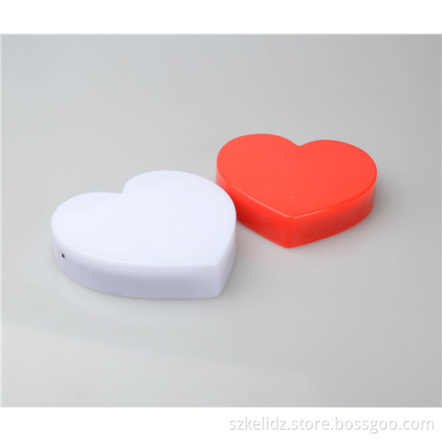 Customized Plastic Heart Shape Led Light For Vase, Star Base For Vase, Vase Sticker Light